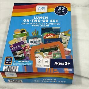 Aldi Lunch On The Go Set Pretend Play Food NEW